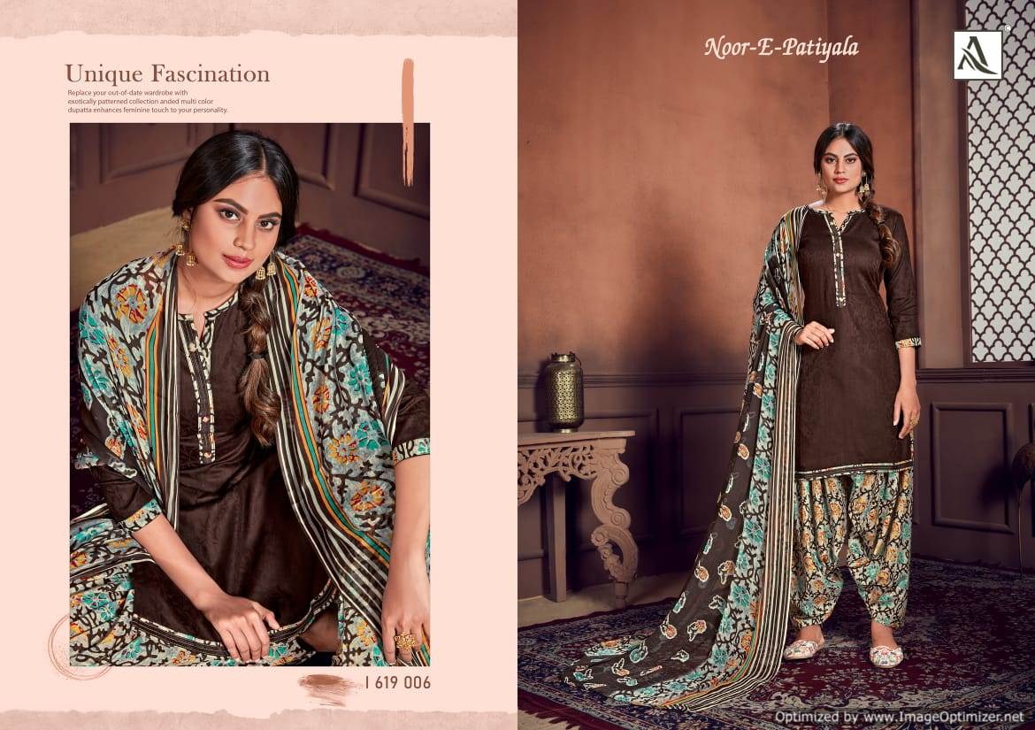 Alok Noor E Patiyala 8 Pure Jam Jacquard Designer Dress Material